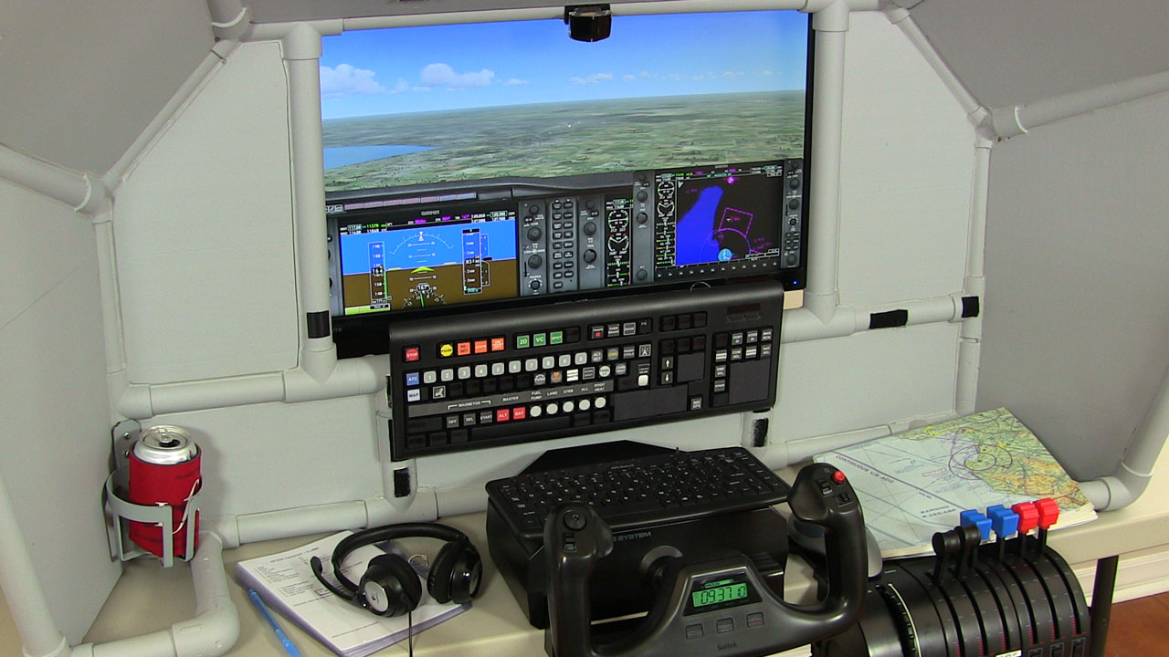 f 18 flight simulator cockpit