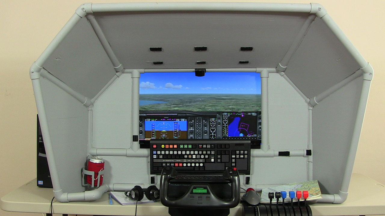 flight simulator cockpit for sale precision control